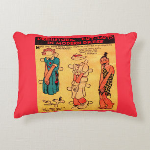 Cojín Decorativo muñeca de tiras cómicas de los años 1930 Princess