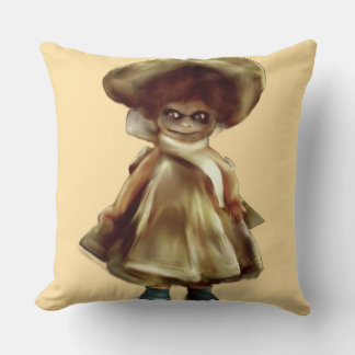 Cojín Decorativo MUÑECA DORA MALVADA, producto de muñeca embrujada