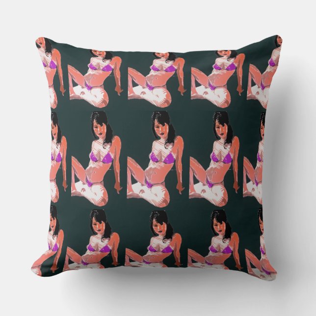 Cojín Decorativo Muñeca viva 2 (Anverso)