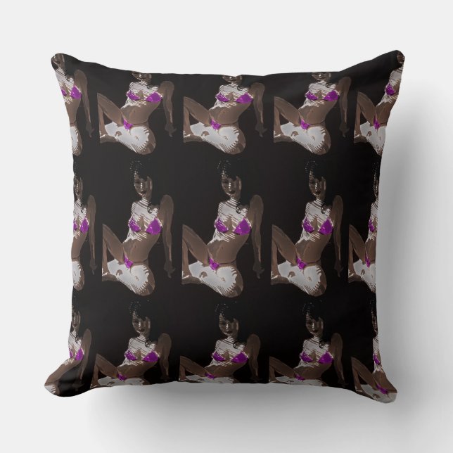 Cojín Decorativo Muñeca viva 3 (Anverso)