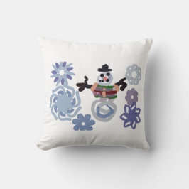 Cojín Decorativo Muñeco de nieve cálido
