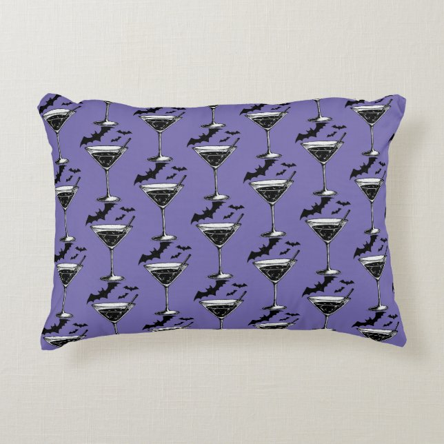 Cojín Decorativo Murciélagos Martini (Anverso)