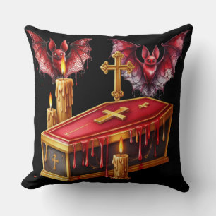 Cojín Decorativo Murciélagos Vampiros
