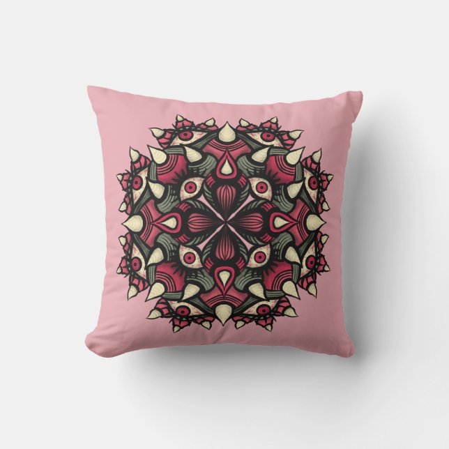 Cojín Decorativo Muro de monstruo gótico - Espeluznante fantasía de (Anverso)