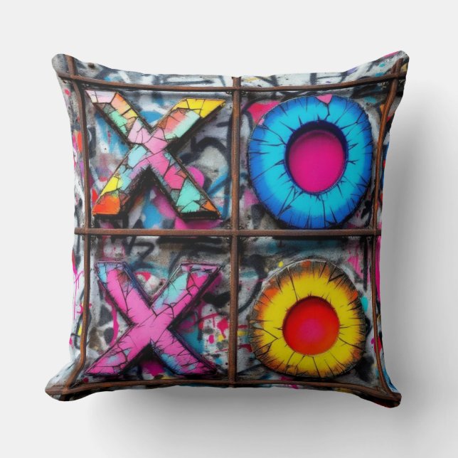 Cojín Decorativo Muro de XOXO (Anverso)