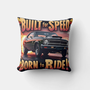 Cojín Decorativo Músculo retro - Construido para el Tee gráfico de