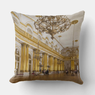 Cojín Decorativo Museo del Hermitage, Sala 191, El Gran Salón