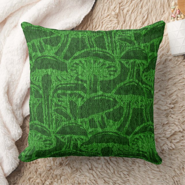 Cojín Decorativo Mushroom story pattern throw pillow (Manta)