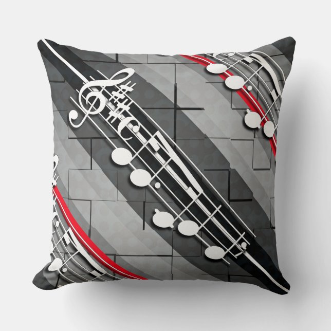 Cojín Decorativo Música (Anverso)
