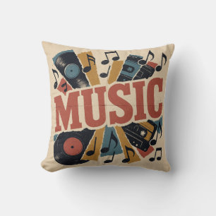 Cojín Decorativo Música