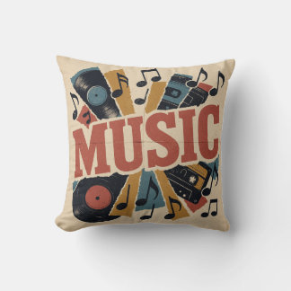 Cojín Decorativo Música