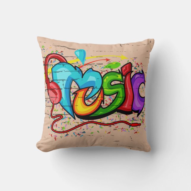 Cojín Decorativo Música (Anverso)