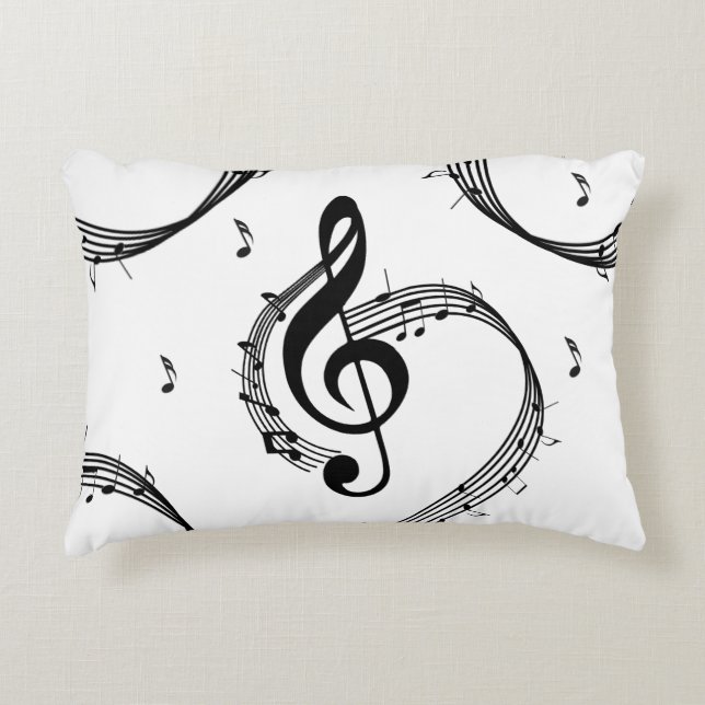 Cojín Decorativo Música Climactic G Clef (Anverso)