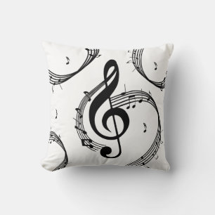 Cojín Decorativo Música de Clave de Sol Climática