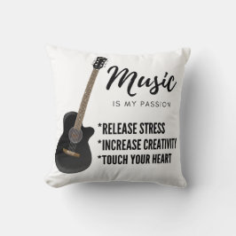 Cojín Decorativo música de guitarra T-Shirt Hoodie