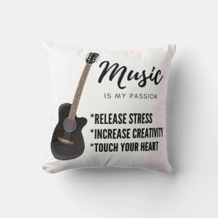 Cojín Decorativo música de guitarra T-Shirt Hoodie