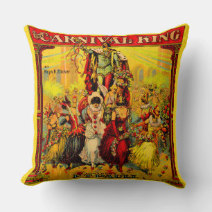 Cojín Decorativo música de hojas de alrededor de 1915 La impresión 