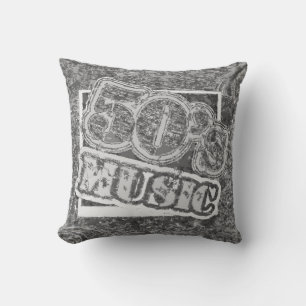 Cojín Decorativo Música de los años 50 - Pillow
