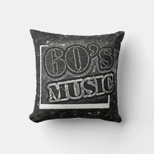 Cojín Decorativo Música de los años 60 - Pillow