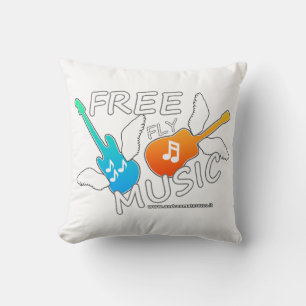 Cojín Decorativo Música de vuelo libre