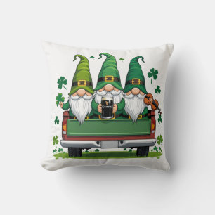 Cojín Decorativo Música irlandesa Leprechaun Shamrock