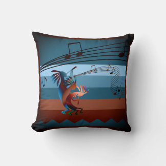 Cojín Decorativo Música Kokopelli del Suroeste 2 de 16"