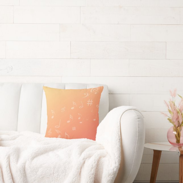 Cojín Decorativo Música Peach (Sofá)