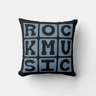 Cojín Decorativo Música Rock, Género Musical