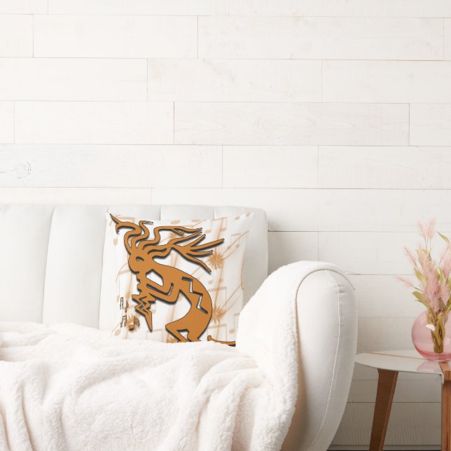 Cojín Decorativo Músico de Kokopelli a la izquierda (Sofá)