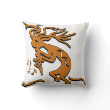 Músico de Kokopelli a la izquierda