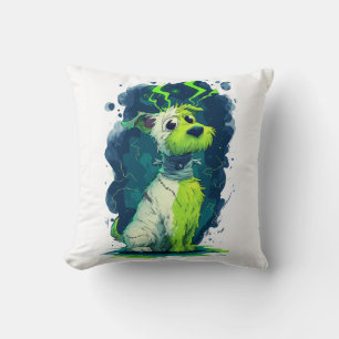 Cojín Decorativo Mut Monstruo � Lindo Perro de Halloween