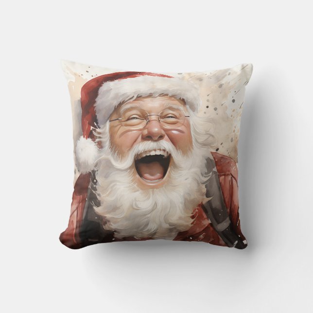 Cojín Decorativo muy bonito Feliz Navidad Pillow (Anverso)