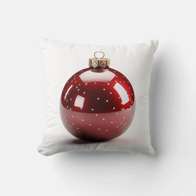Cojín Decorativo muy bonito Feliz Navidad Pillow (Anverso)