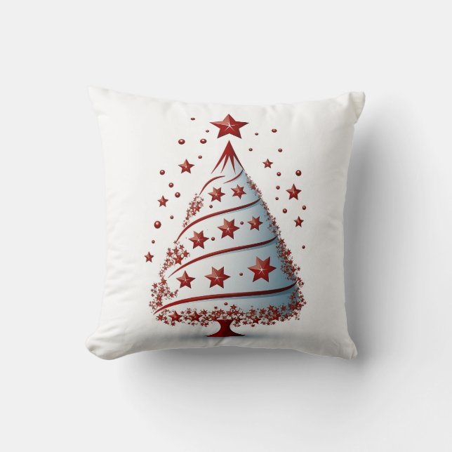 Cojín Decorativo muy bonito Feliz Navidad Pillow (Anverso)
