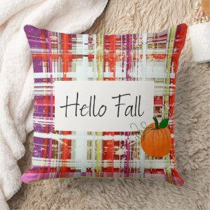 Cojín Decorativo MVB Pumkin Plaid-Hello Fall