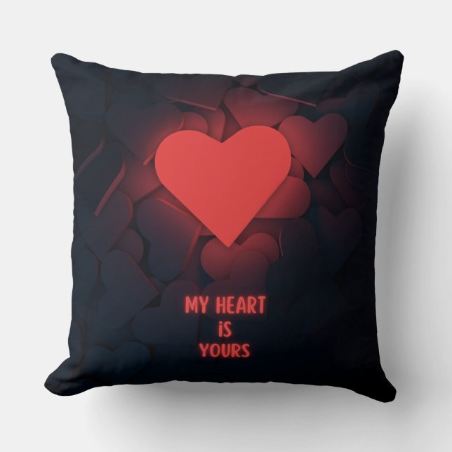 Cojín Decorativo My Heart Is Yours (Anverso)