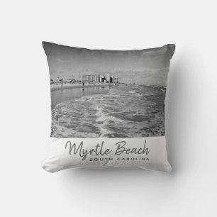 Cojín Decorativo Myrtle Beach South Carolina Vintage