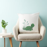 Cojín Decorativo Myrtle the Turtle!<br><div class="desc">Enjoy your day with Myrtle</div>