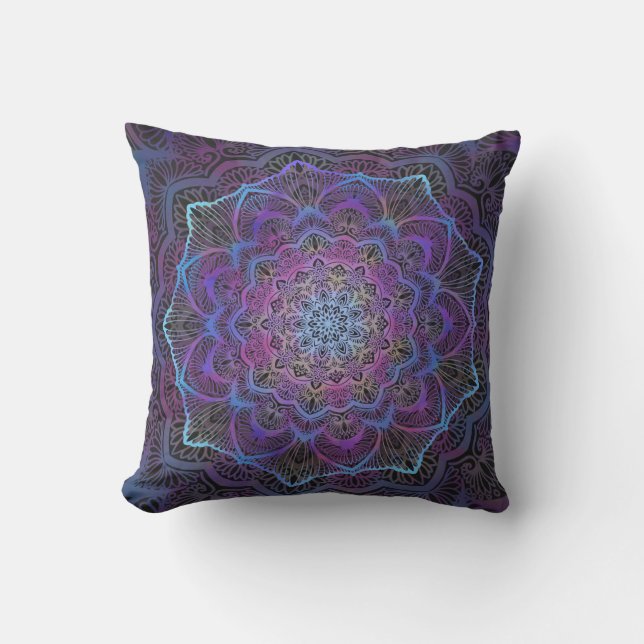 Cojín Decorativo Mystic Bloom Mandala (Anverso)