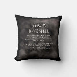 Cojín Decorativo Mystic Fog Black Witch's Love Spell