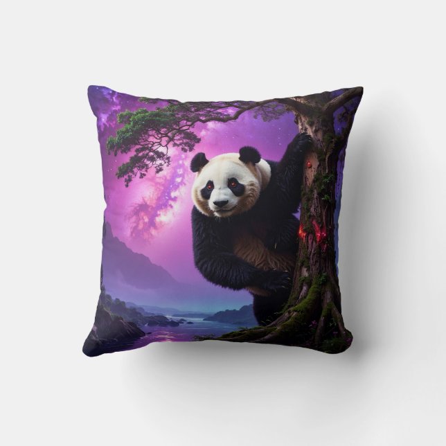 Cojín Decorativo Mystic Forest Panda (Reverso)