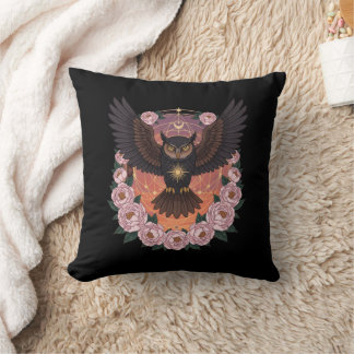 Cojín Decorativo Mystical Celestial Owl Throw Pillow