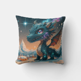 Cojín Decorativo Mystical Chibi Dragon Winscape