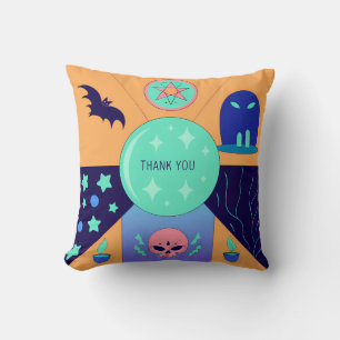 Cojín Decorativo Mystical Elements with a Thank You Message