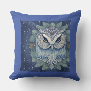 Cojín Decorativo Mystical Fantasy Forest Owl