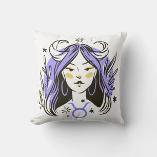 Cojín Decorativo Mystical Taurus Zodiac