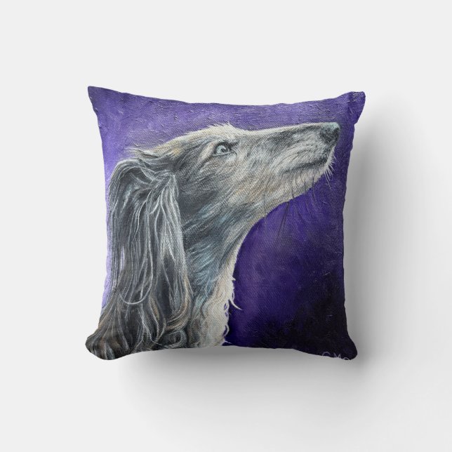 Cojín Decorativo Mystical Wolfhound Pillow (Anverso)