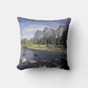 Cojín Decorativo NA, EE. UU., California, Yosemite NP, vista del va