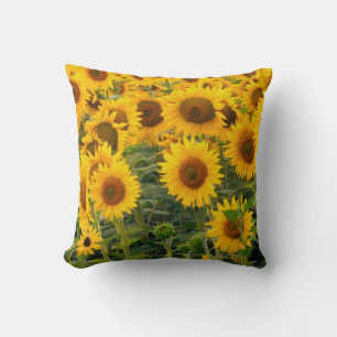 Cojín Decorativo Na, EE. UU., Colorado, Girasoles