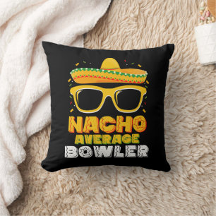 Cojín Decorativo Nacho Promedio de Bowler Cinco De MayoNacho Promed